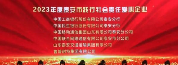 鲁普要闻丨“银企联谊 凝聚共识促发展” 鲁普耐特荣获多项表彰